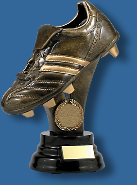 Aussie Rules Trophy. Pedestal Boot Series. Can be engraved.