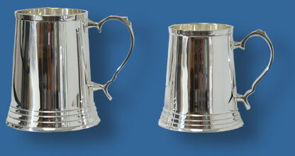 Silver Plated Tankards