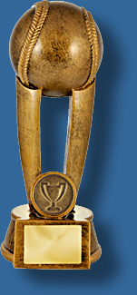 Tall Baseball Trophy award