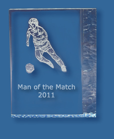 Laser engraved Acrylic trophy