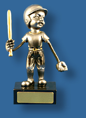 Silver Flexi Baseball trophy