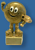 A1191At Kids Character Series Resin Netball Trophy