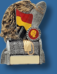 Reel and flag Surf trophy
