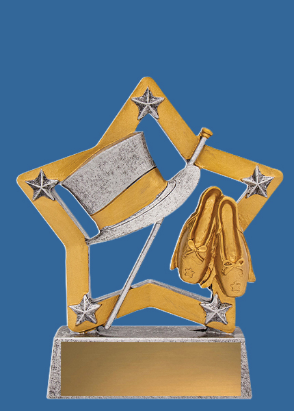 12919t Dance Mini Star Resin Trophy