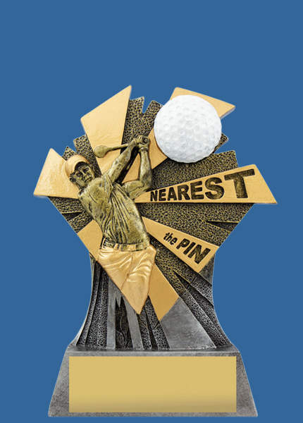 23068bt Smash - Nearest The Pin Golf Resin Trophy