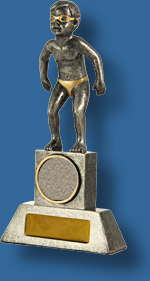 Male swimming trophy tiny tots