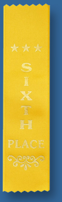 6th place ribbon