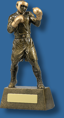 Gold Boxing action figure trophy