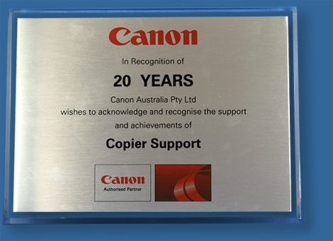 Clear acrylic Plaque with brushed metal plate