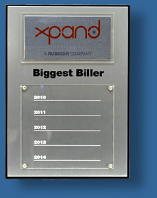Silver metal plate on black acrylic Plaque
