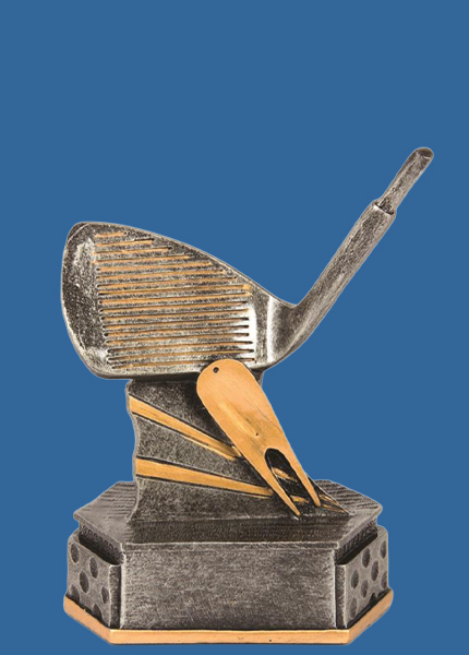JW2154Wa Resin Wedge Golf Trophy