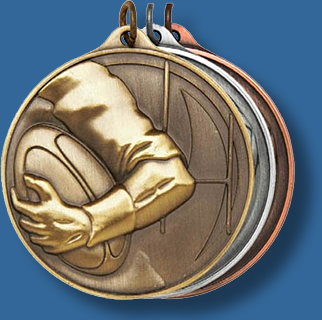 50mm Rugby medal antique series
