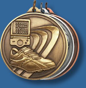 50mm Athletics medal antique series
