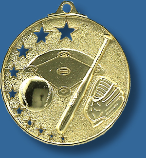 Softball/Baseball medal bright star