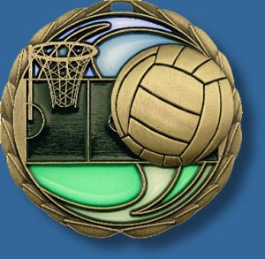 65mm Basketball medal glass series