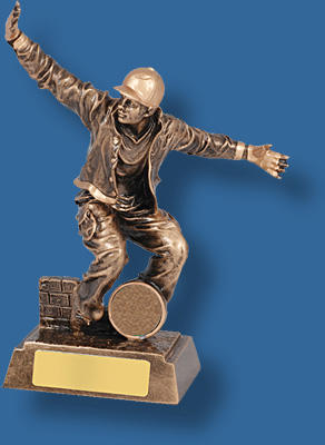 Bronze male modern Dance trophy