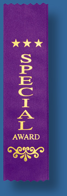 Special award ribbon