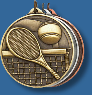 50mm Tennis medal antique series