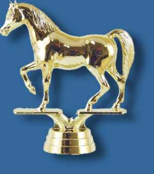 Classic horse trophy figurine