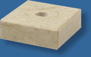 Cream marble base