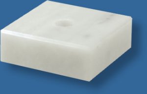 White marble base