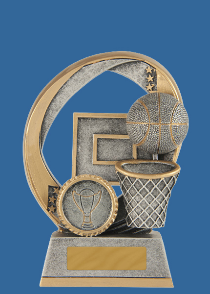 613-7_e Elliptical Series Resin Basketball Trophy