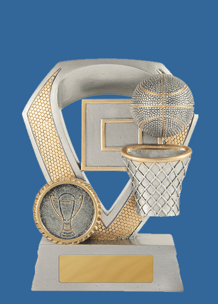616-7_e Shield Series Resin Basketball Trophy
