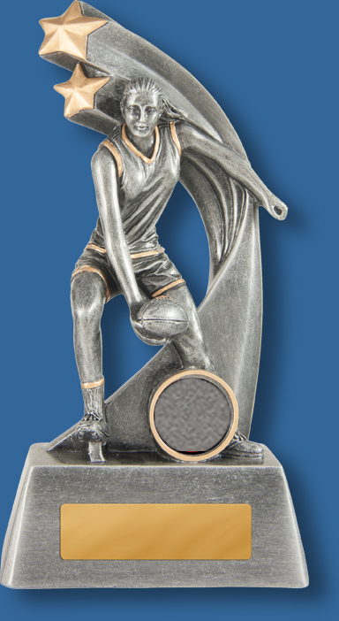 Australian Rules female handball trophy