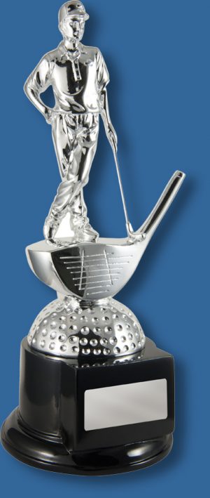 Golf pro birdie trophy