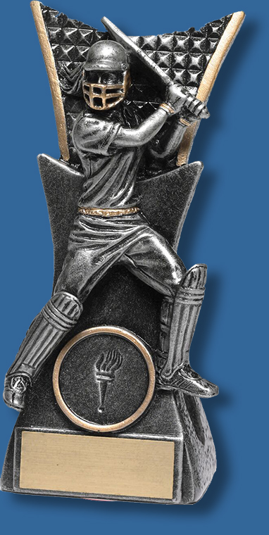 Vanguard Series antique silver Female Cricket Trophy Batsman