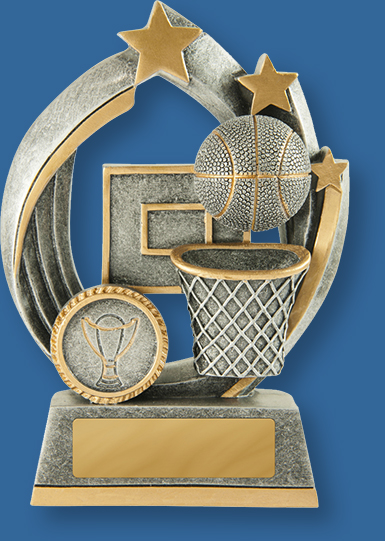 Basketball Trophies Atomic Series