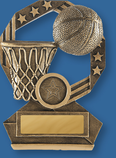 Basketball Trophies Bronzed Aussie Series