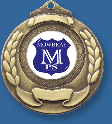 School Medal to your schools crest.