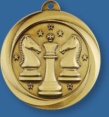 Gold Chess Medal Gold Only