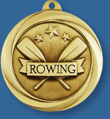 Gold Rowing Medal Gold Only.