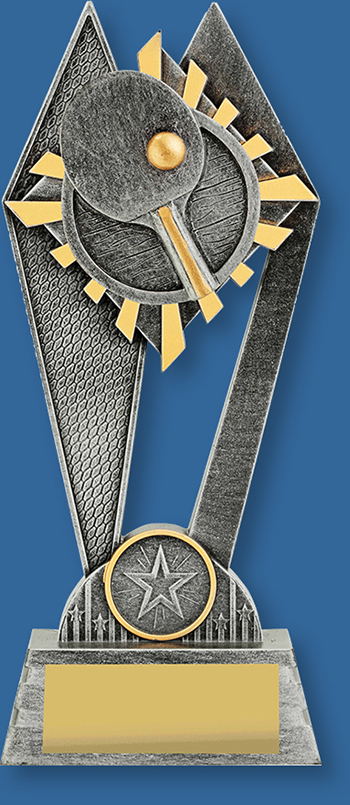 P266_t Peak Series Resin Table Tennis Trophy