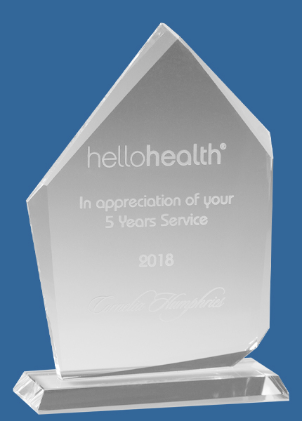CT930_t Memorial Peak Clear Glass Award Trophy (10mm Thick)