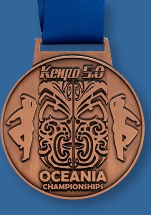 Bronze cast custom medal