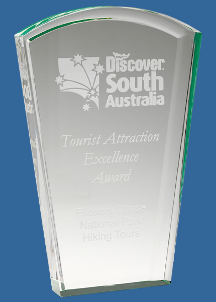 AC814t Green Solar Clear Acrylic Award (25mm thick)