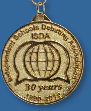 Cast gold medal ISDA
