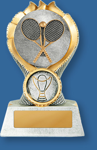 14_+2DC-12Ge Sierra Series Resin Tennis Trophy