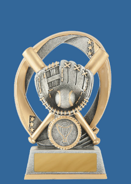 613-5_e Elliptical Series Resin Baseball Trophy