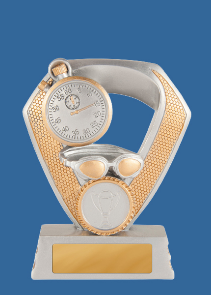 616-2_e Shield Series Swimming Resin Trophy