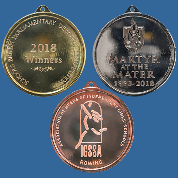 Custom Engraved Medals