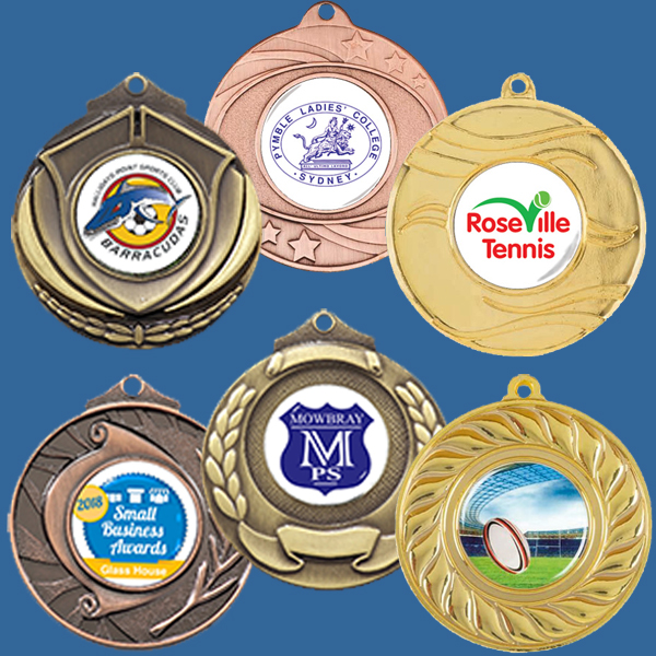 Custom Insert Small Medals