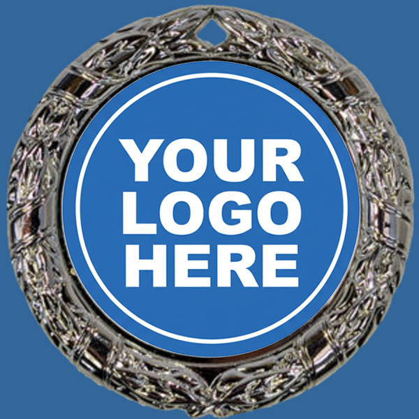 MW70Sc Minimalist Medal Bright Silver - 70mm Diameter - 3mm Thick