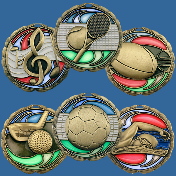 Stained Glass Series Medals