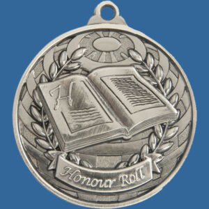 Honour Roll Global Series Medal - 5mm Thick Antique Silver 50mm Medal Neck Ribbon included