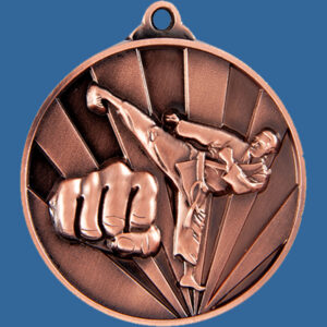 1076-11BR Sunrise Series Martial Arts Bronze Medal