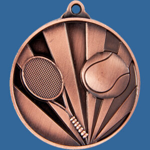 1076-12BR Sunrise Series Tennis Bronze Medal